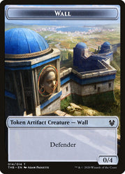 Satyr // Wall Double-Sided Token [Theros Beyond Death Tokens] Magic: The Gathering