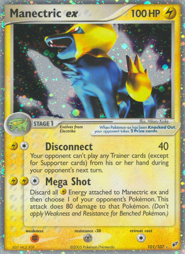 Manectric ex (101/107) [EX: Deoxys] Pokémon