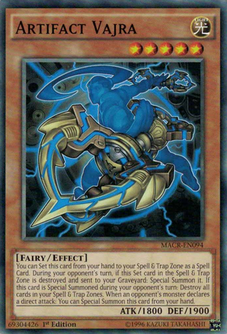 Artifact Vajra [MACR-EN094] Common Yu-Gi-Oh!