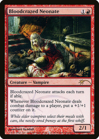 Bloodcrazed Neonate [Wizards Play Network 2011] Magic: The Gathering