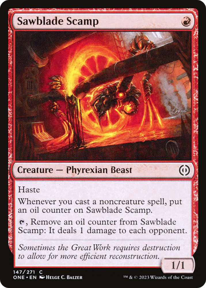 Sawblade Scamp [Phyrexia: All Will Be One] Magic: The Gathering