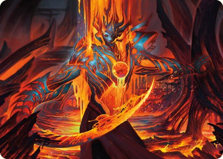 Free From Flesh Art Card [Phyrexia: All Will Be One Art Series] Magic: The Gathering
