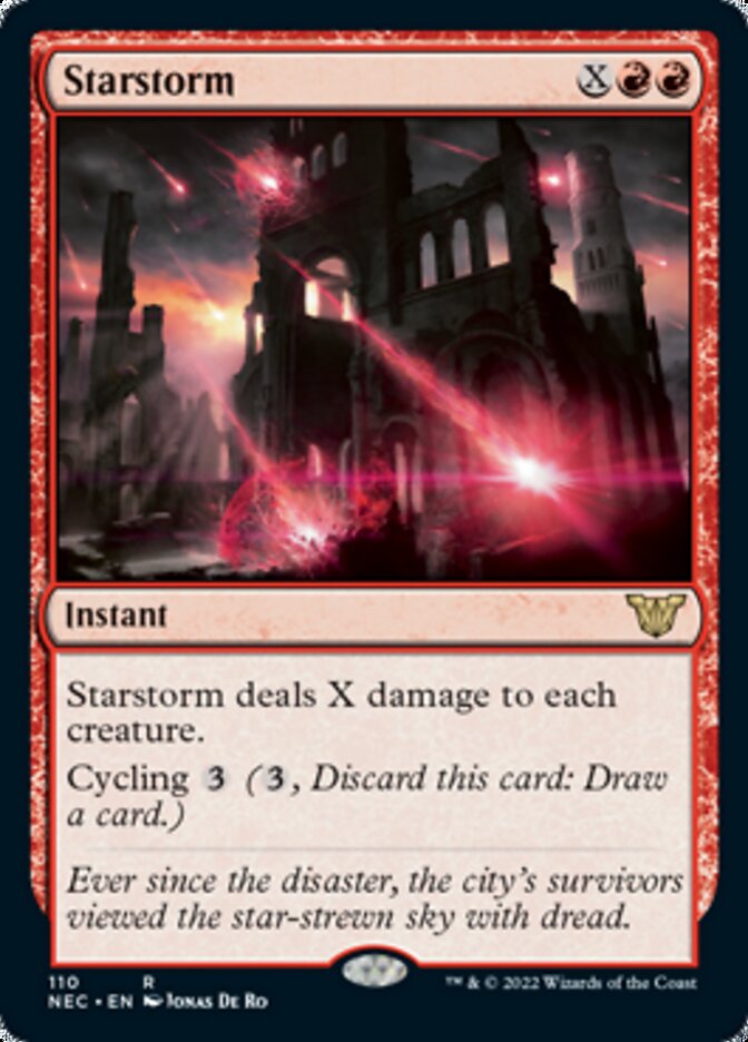 Starstorm [Kamigawa: Neon Dynasty Commander] Magic: The Gathering