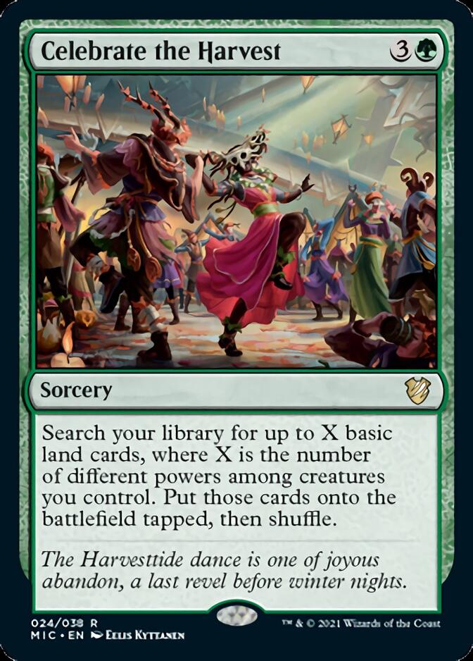 Celebrate the Harvest [Innistrad: Midnight Hunt Commander] Magic: The Gathering