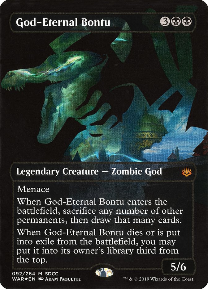 God-Eternal Bontu [San Diego Comic-Con 2019] Magic: The Gathering