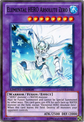 Elemental Hero Absolute Zero [GENF-ENSE1] Super Rare