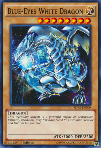 Blue-Eyes White Dragon [SDKS-EN009] Common Yu-Gi-Oh!