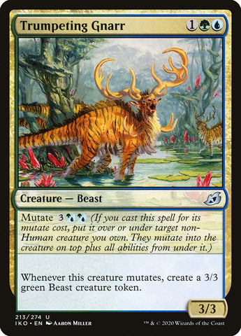 Trumpeting Gnarr [Ikoria: Lair of Behemoths] Magic: The Gathering