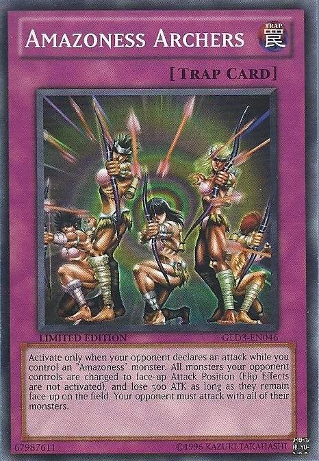 Amazoness Archers [GLD3-EN046] Common Yu-Gi-Oh!