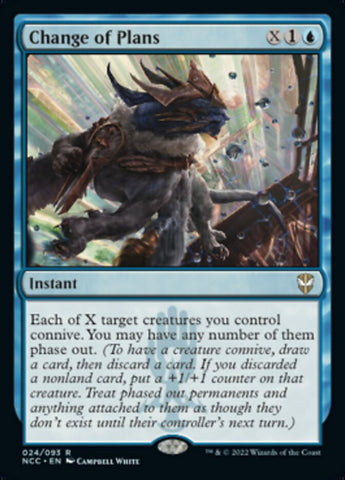 Change of Plans [Streets of New Capenna Commander] Magic: The Gathering
