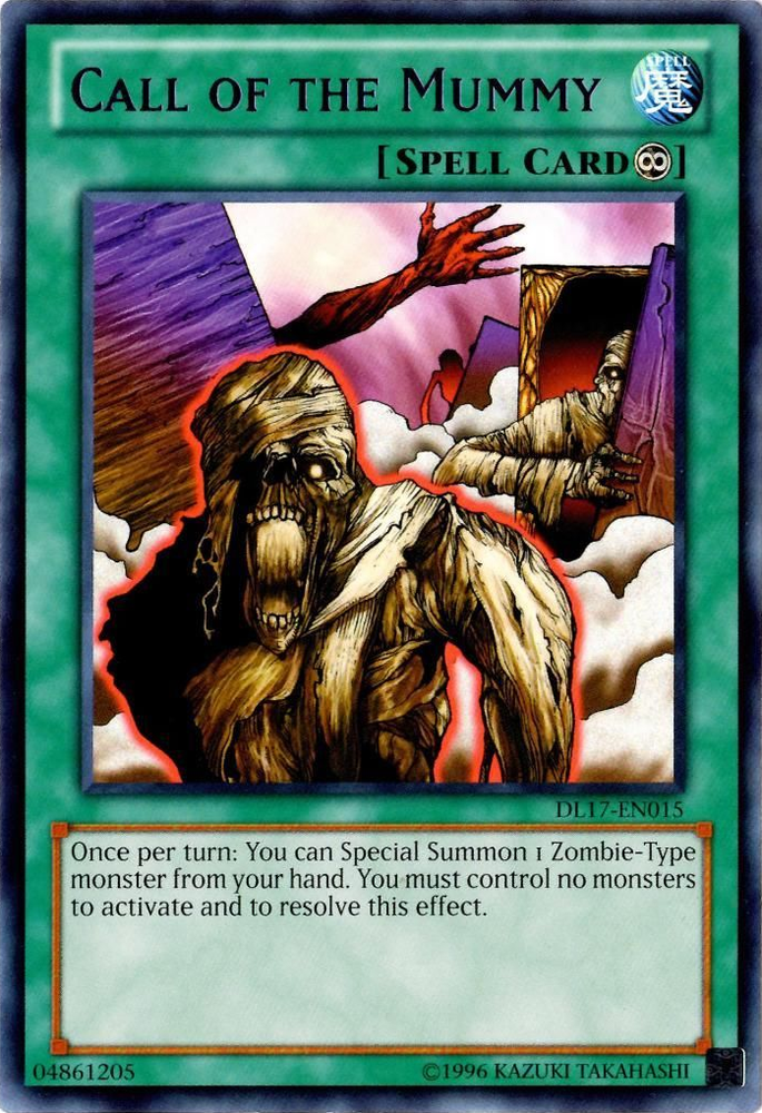Call of the Mummy (Blue) [DL17-EN015] Rare Yu-Gi-Oh!