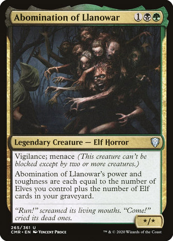 Abomination of Llanowar [Commander Legends] Magic: The Gathering