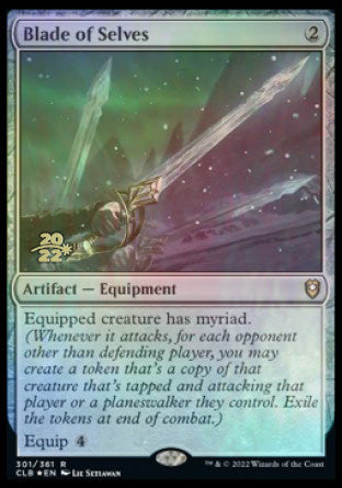 Blade of Selves [Commander Legends: Battle for Baldur's Gate Prerelease Promos] Magic: The Gathering