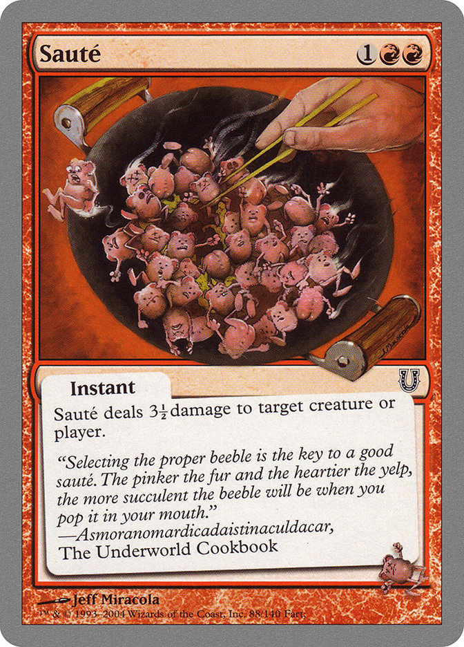 Saute [Unhinged] Magic: The Gathering