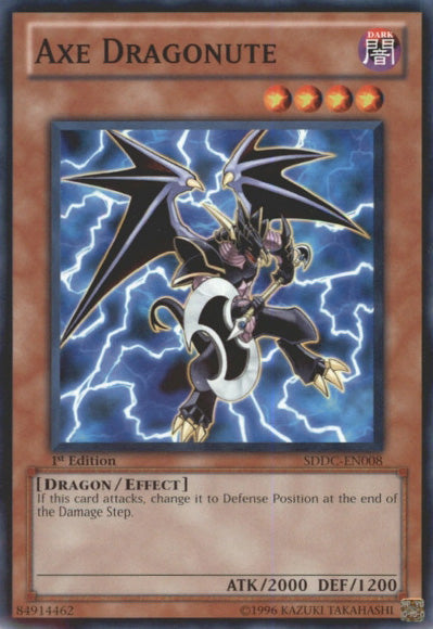 Axe Dragonute [SDDC-EN008] Common Yu-Gi-Oh!