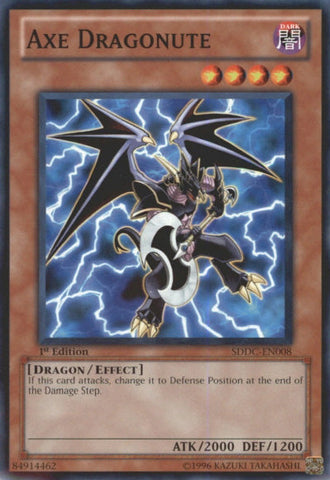 Axe Dragonute [SDDC-EN008] Common Yu-Gi-Oh!