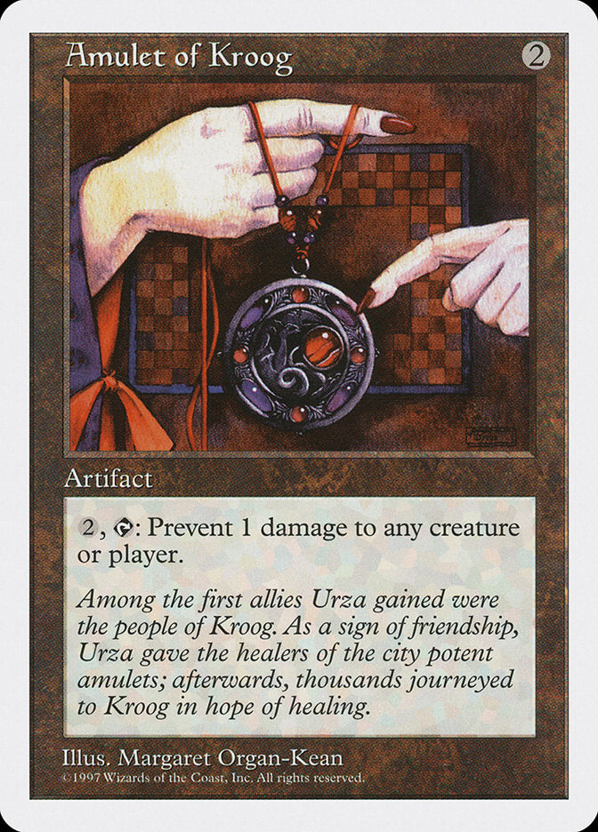 Amulet of Kroog [Fifth Edition] Magic: The Gathering