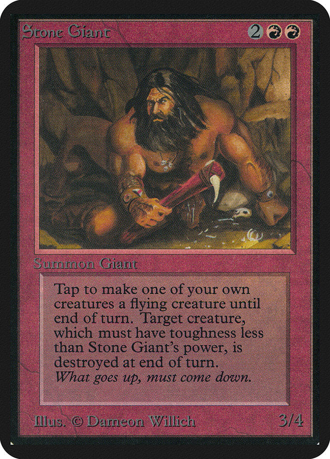 Stone Giant [Alpha Edition] Magic: The Gathering