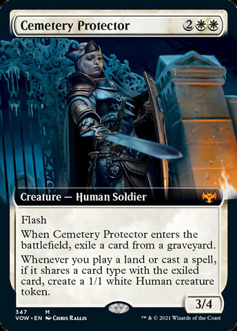 Cemetery Protector (Extended Art) [Innistrad: Crimson Vow] Magic: The Gathering