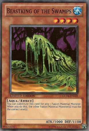 Beastking of the Swamps [GLD4-EN005] Common Yu-Gi-Oh!