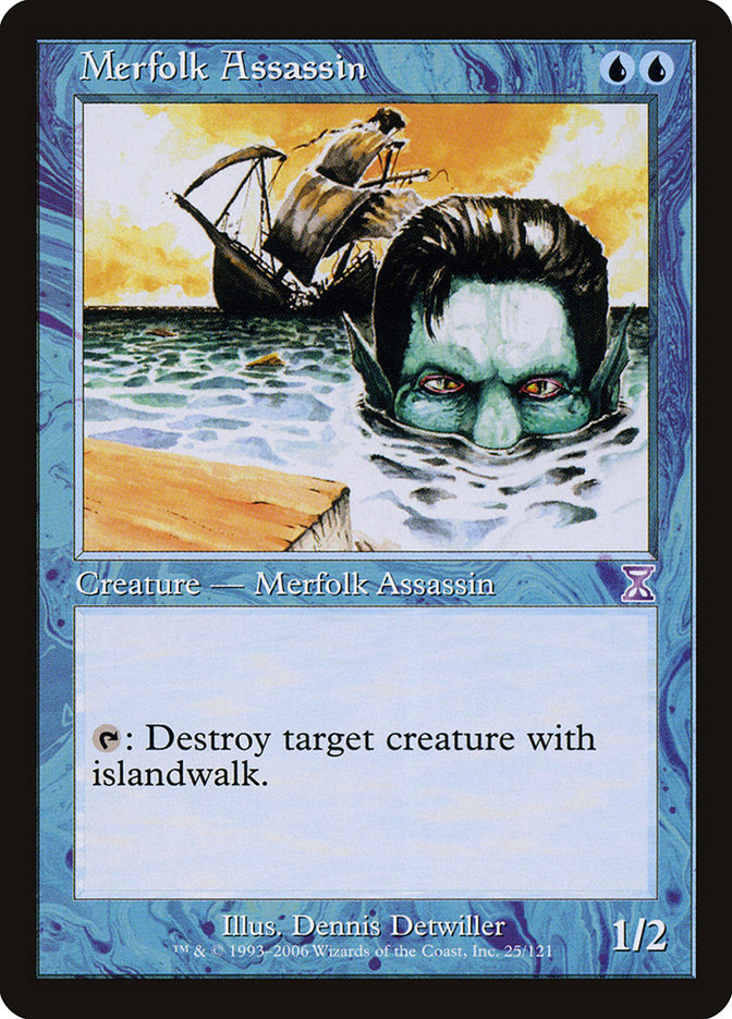 Merfolk Assassin [Time Spiral Timeshifted] Magic: The Gathering