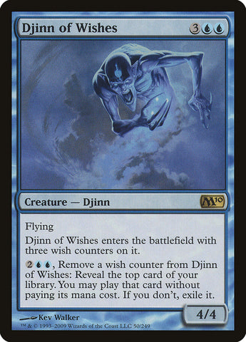 Djinn of Wishes [Magic 2010] Magic: The Gathering