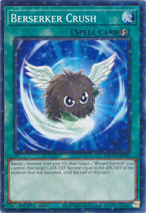 Berserker Crush (Duel Terminal) [HAC1-EN169] Common Yu-Gi-Oh!