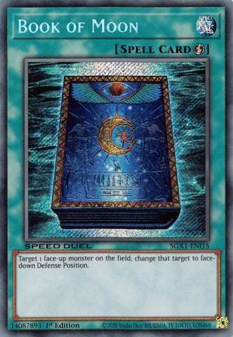 Book of Moon [SGX1-ENI15] Secret Rare Yu-Gi-Oh!