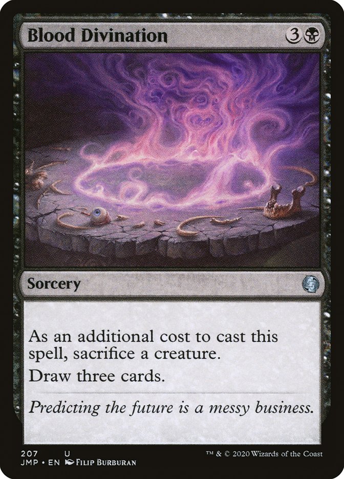 Blood Divination [Jumpstart] Magic: The Gathering