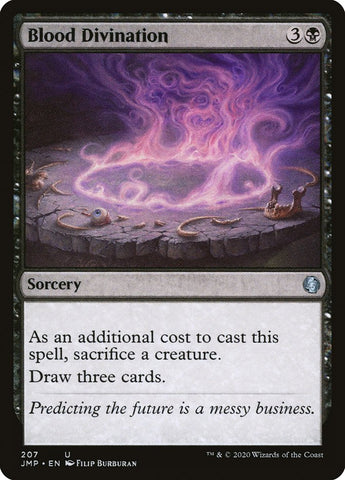 Blood Divination [Jumpstart] Magic: The Gathering