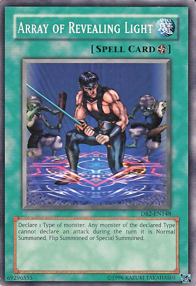 Array of Revealing Light [DB2-EN148] Common Yu-Gi-Oh!