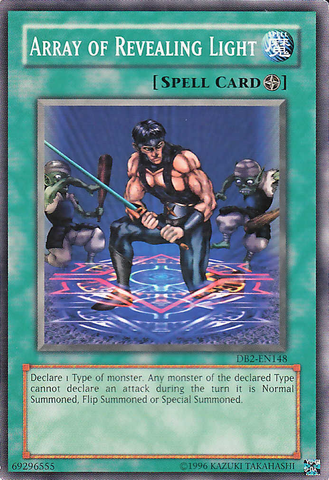 Array of Revealing Light [DB2-EN148] Common Yu-Gi-Oh!