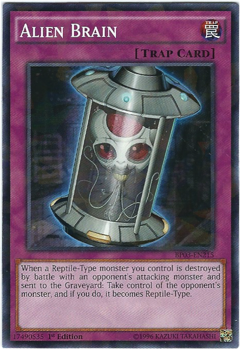 Alien Brain [BP03-EN215] Shatterfoil Rare Yu-Gi-Oh!