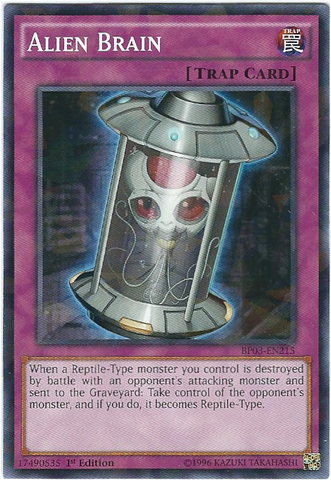 Alien Brain [BP03-EN215] Shatterfoil Rare Yu-Gi-Oh!
