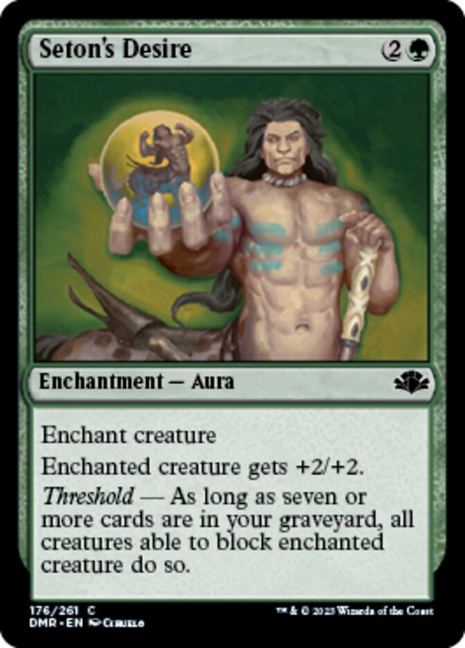 Seton's Desire [Dominaria Remastered] Magic: The Gathering