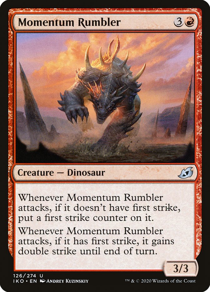 Momentum Rumbler [Ikoria: Lair of Behemoths] Magic: The Gathering