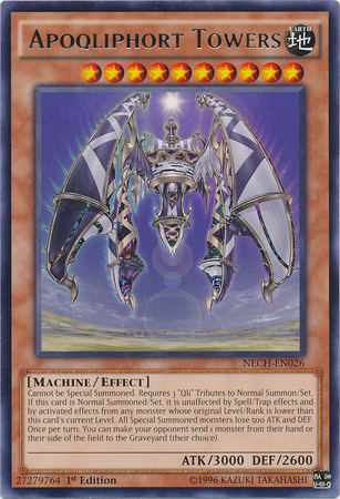 Apoqliphort Towers [NECH-EN026] Rare Yu-Gi-Oh!