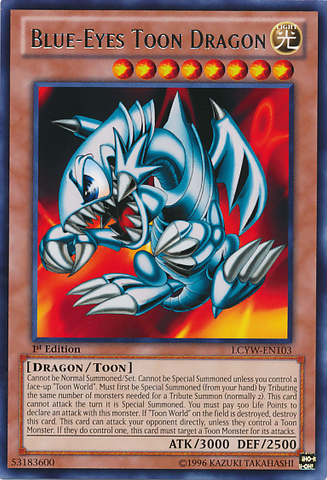Blue-Eyes Toon Dragon [LCYW-EN103] Rare Yu-Gi-Oh!