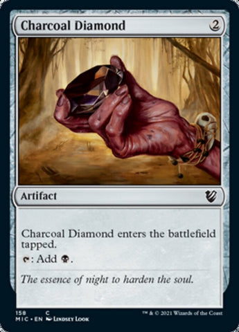 Charcoal Diamond [Innistrad: Midnight Hunt Commander] Magic: The Gathering