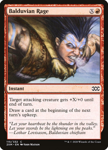 Balduvian Rage [Double Masters] Magic: The Gathering