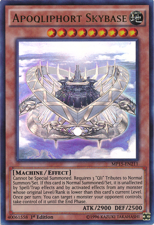 Apoqliphort Skybase [MP15-EN211] Ultra Rare Yu-Gi-Oh!