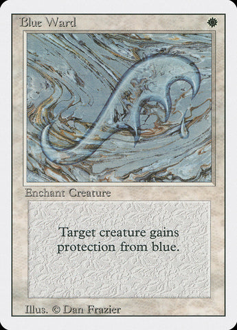 Blue Ward [Revised Edition] Magic: The Gathering