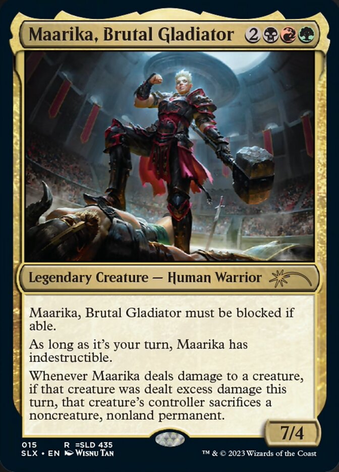 Maarika, Brutal Gladiator [Secret Lair: Universes Within] Magic: The Gathering