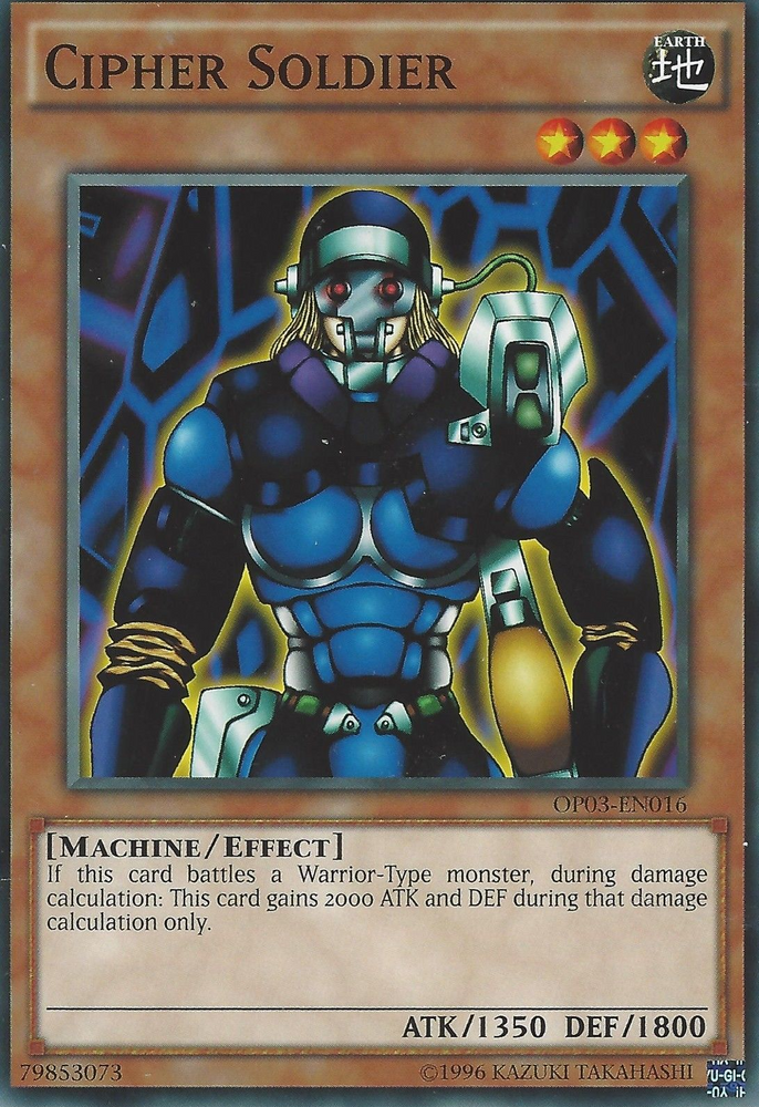Cipher Soldier [OP03-EN016] Common Yu-Gi-Oh!