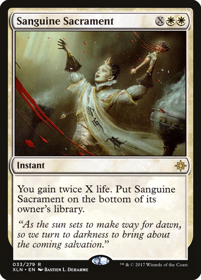 Sanguine Sacrament [Ixalan] Magic: The Gathering