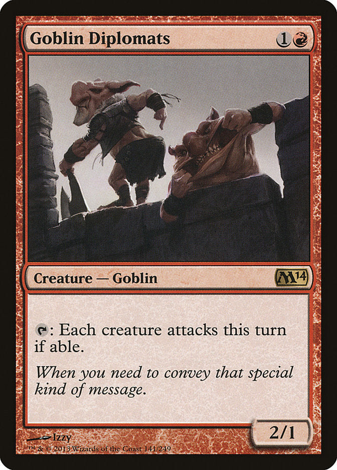 Goblin Diplomats [Magic 2014] Magic: The Gathering