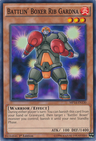 Battlin' Boxer Rib Gardna [MP14-EN130] Common Yu-Gi-Oh!