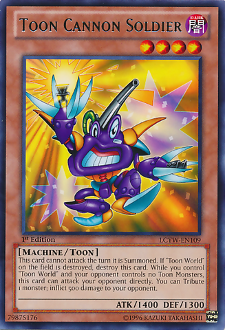Toon Cannon Soldier [LCYW-EN109] Rare Yu-Gi-Oh!