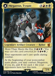 Megatron, Tyrant // Megatron, Destructive Force [Transformers] Magic: The Gathering