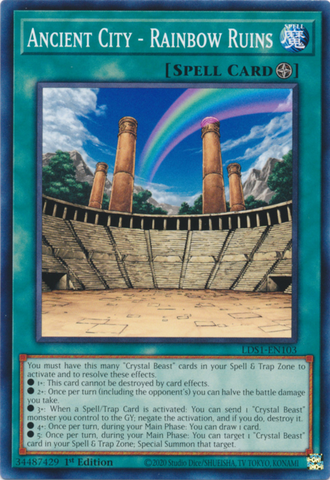 Ancient City - Rainbow Ruins [LDS1-EN103] Common Yu-Gi-Oh!